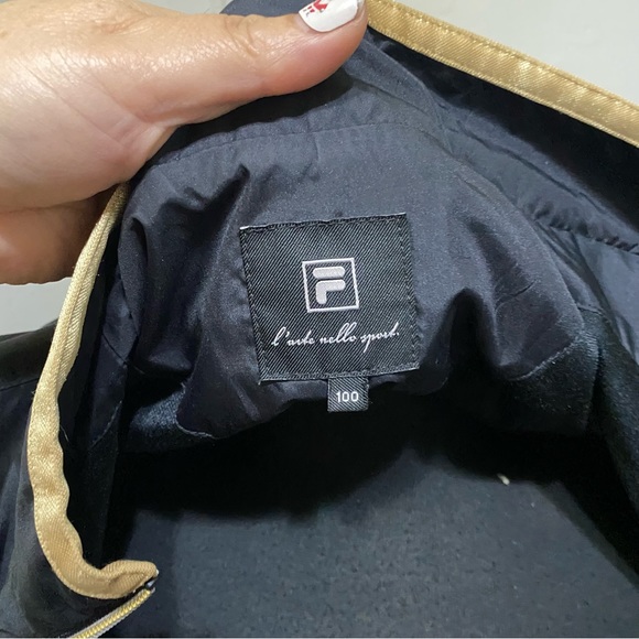 FILA BIELLA ITALIA Authentic Jacket Large Logo Jacket Size Medium - Picture 5 of 5